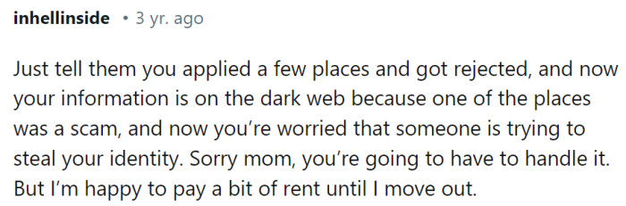 Maybe OP should offer them to pay rent - to make things easier on them?