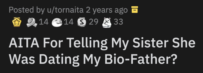 OP's older sister preferred dating older men, which they jokingly link to all of the George Clooney they watched growing up