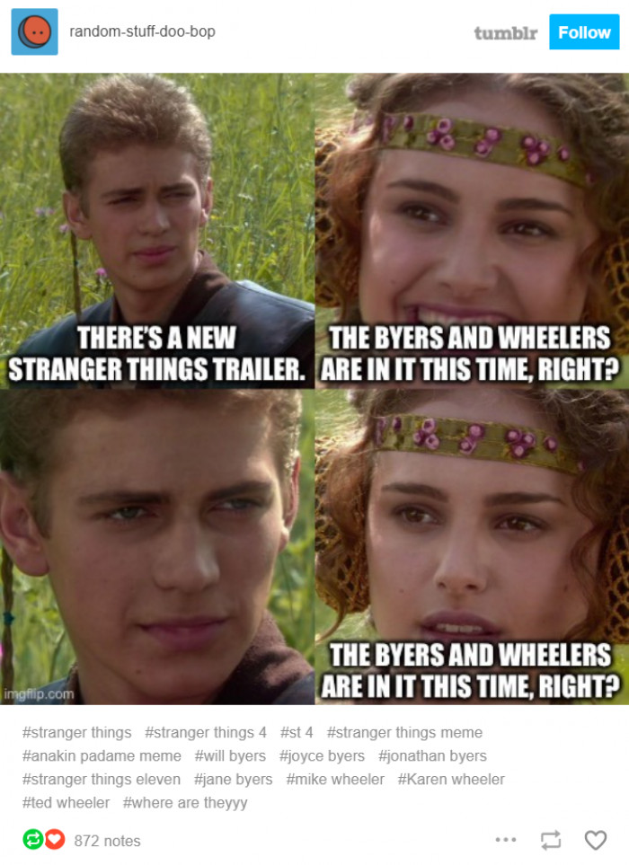 7. We always need the Byers and the Wheelers!