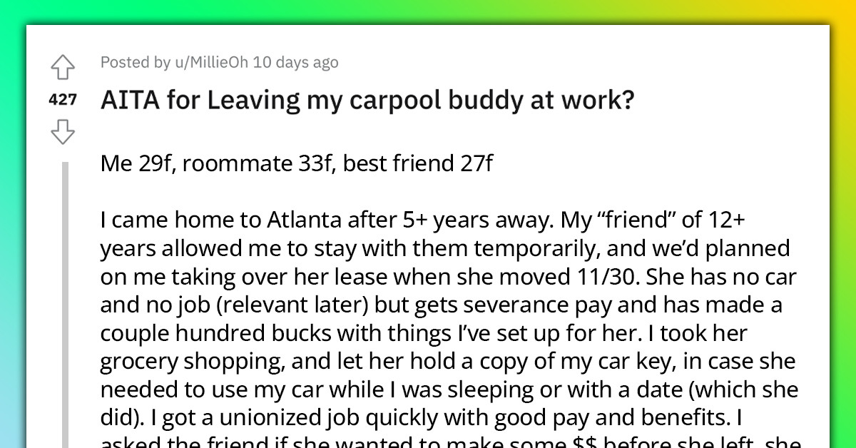 Redditor Kicked Out Of Her Friend's Home After Skipping On Giving Her A Ride So She Could Go See A Hospitalized Friend