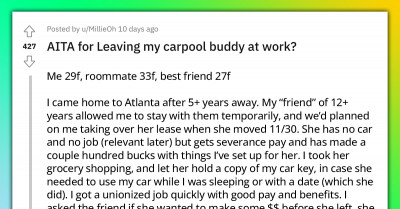 Redditor Kicked Out Of Her Friend's Home After Skipping On Giving Her A Ride So She Could Go See A Hospitalized Friend