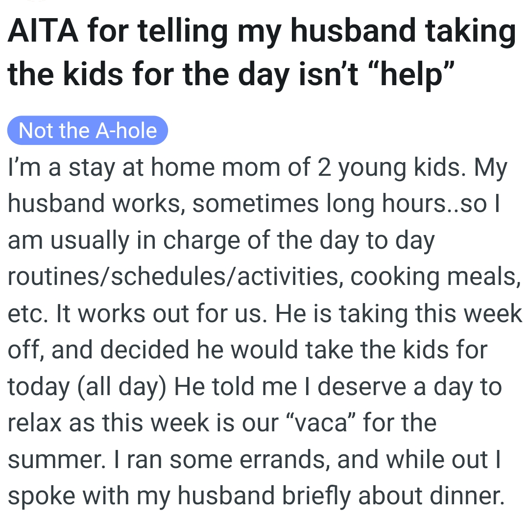 The OP Kicks Off Her Story