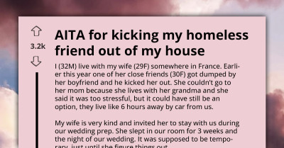 Man Feels Trapped as His Wife’s Friend Overstays Her Welcome and Refuses to Leave