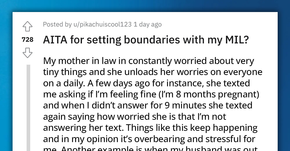 Pregnant Woman Doesn’t Know How To Set Boundaries With Her Overbearing Mother-In-Law Without Hurting Her Feelings