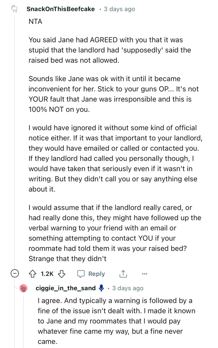 “Stick to your guns OP... It's not YOUR fault that Jane was irresponsible and this is 100% NOT on you.”