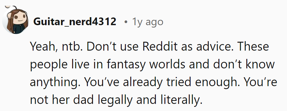 He's done his part. Legally and literally, it's someone else's turn.