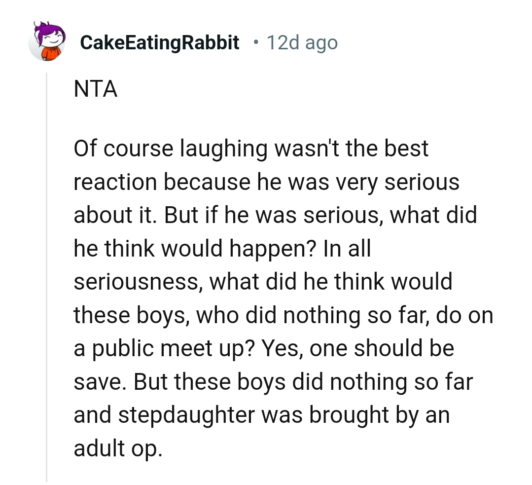 He was obviously very serious about it