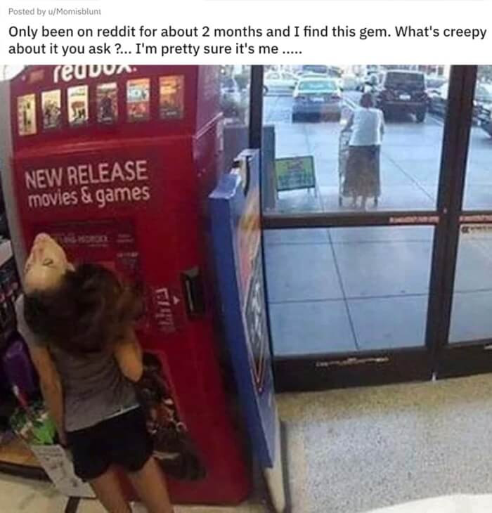 5. Well, this person really has some explaining to do because this is just absolutely creepy. Although it's probably just a glitch—oops.