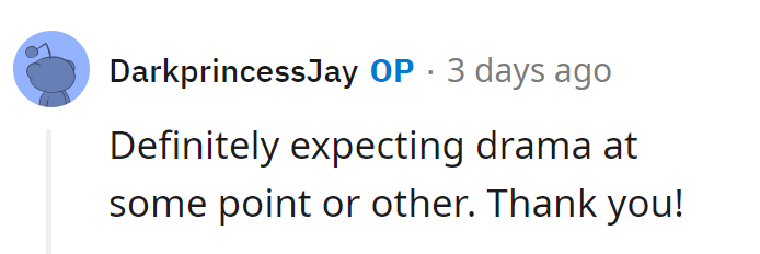 Buckle up for the drama ride. Thanks!