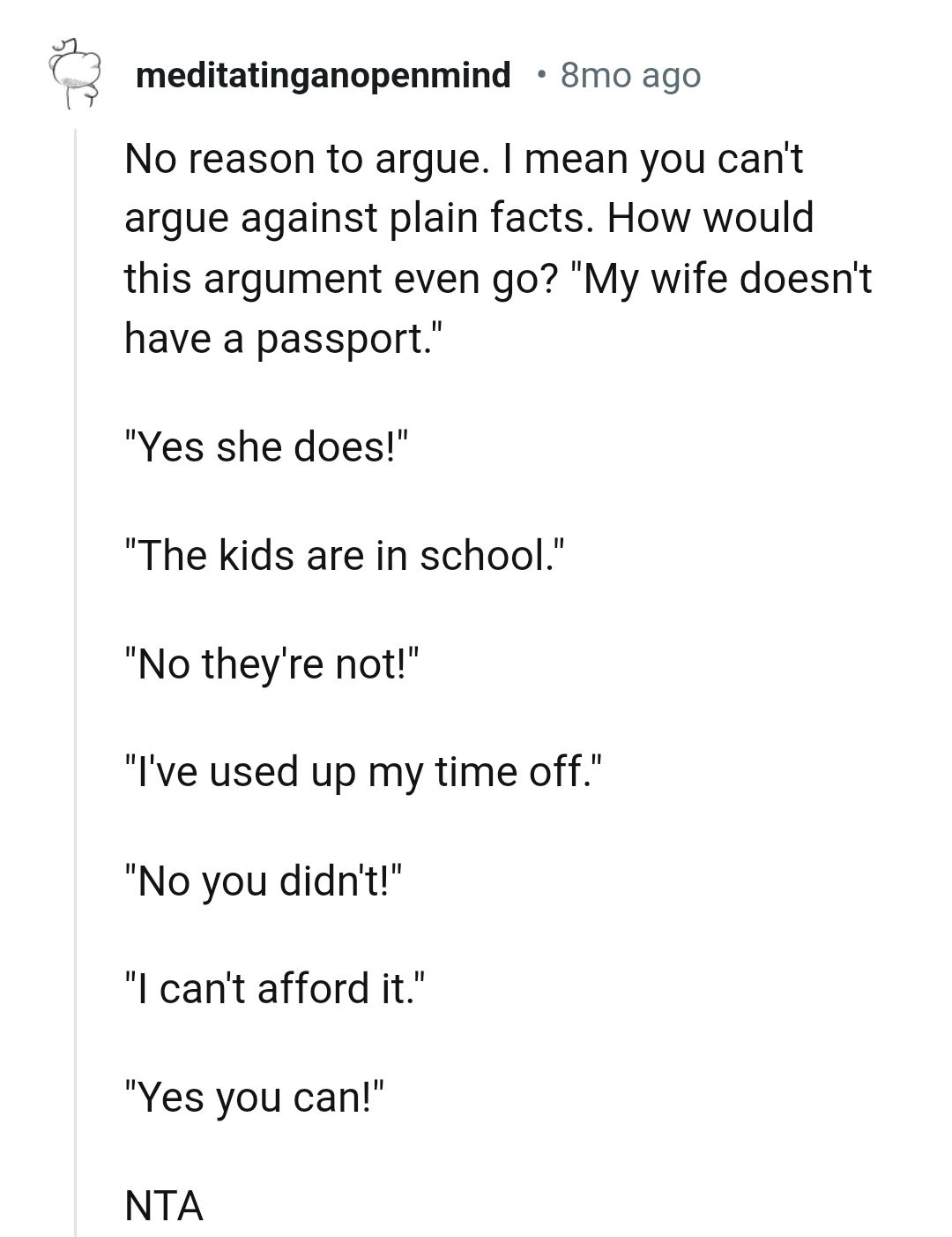 The kids are in school