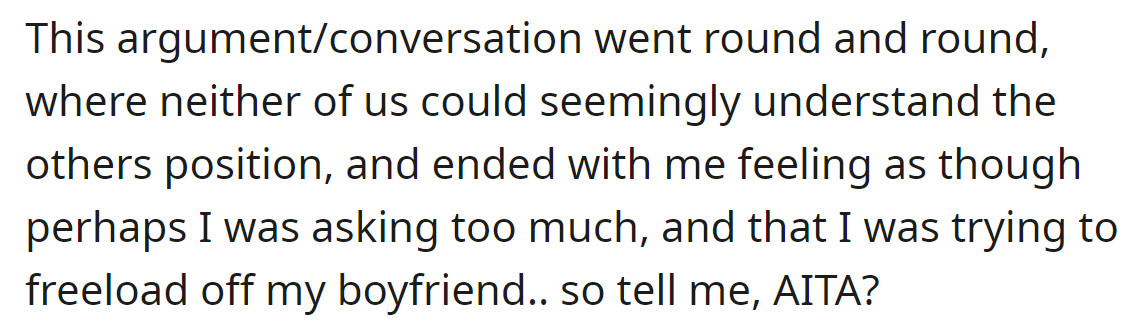 They couldn't understand each other, so the OP asked for unbiased opinions: