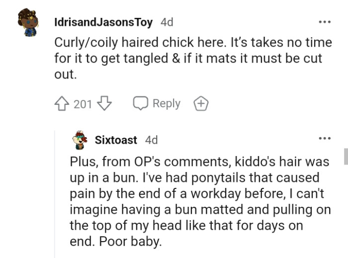 It takes no time for it to get tangled