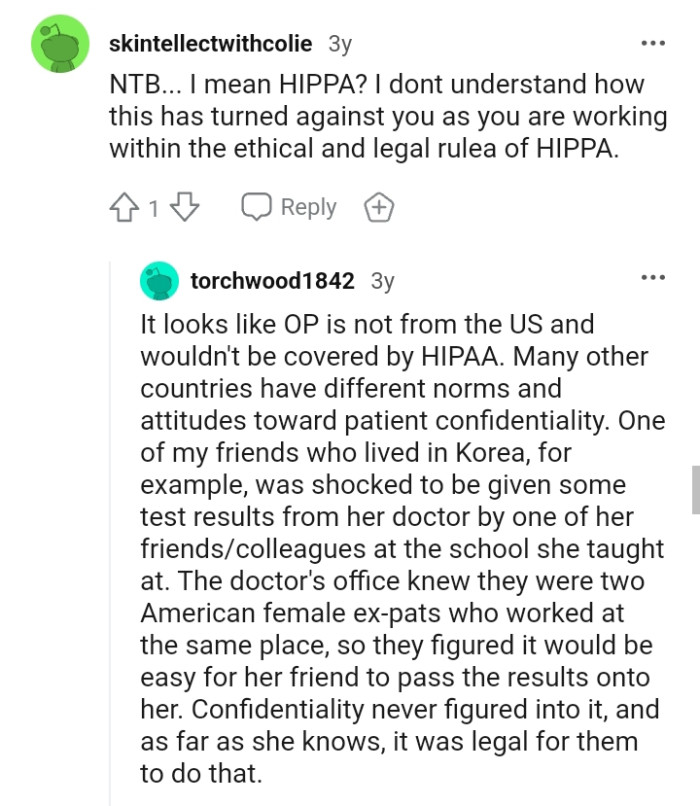 Working within the ethical and legal rule of HIPPA