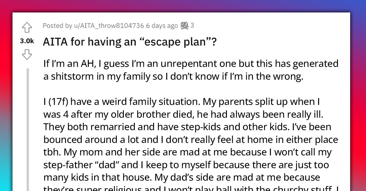Parents Discover 17-YO Daughter's “Escape Plan” And Call Her Ungrateful For Planning To Leave Her Family