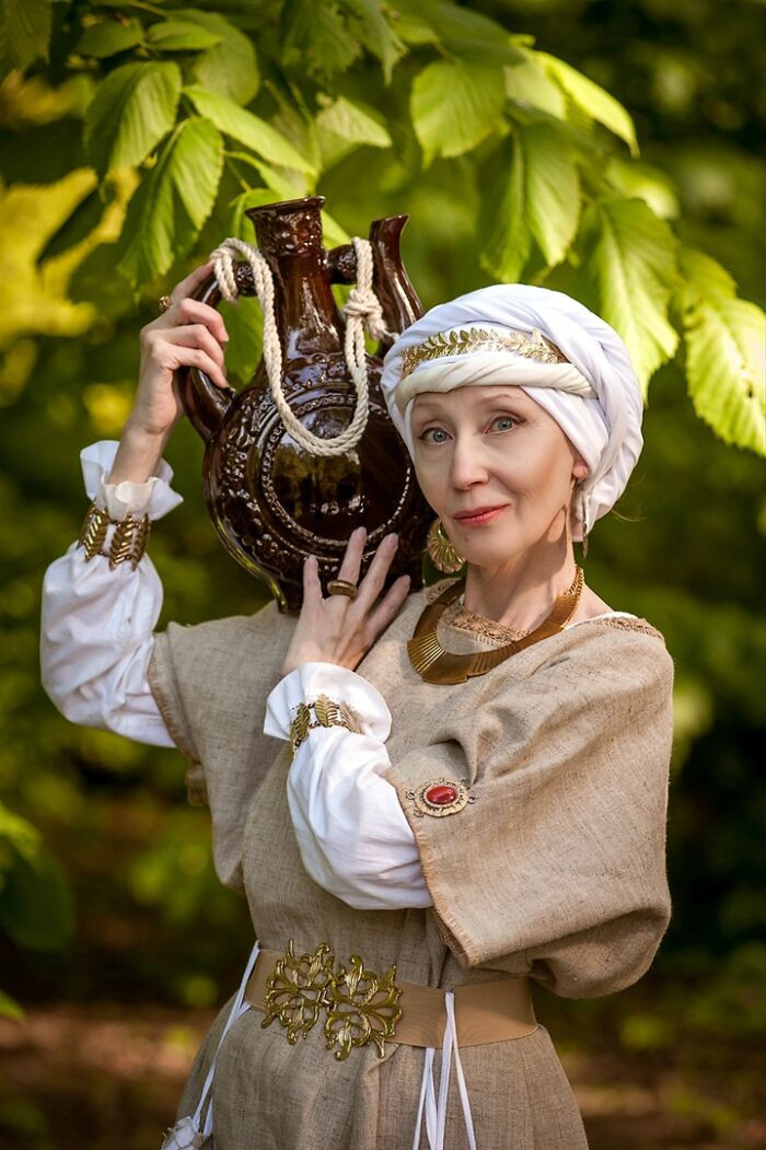 25. She looks like she came out of the scriptures