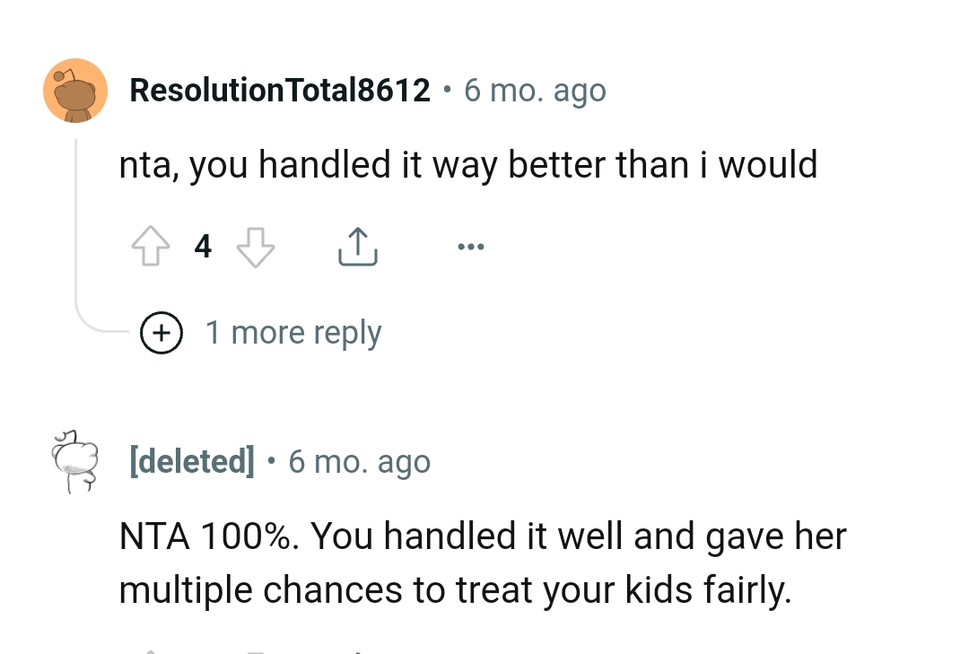 The OP handled it well