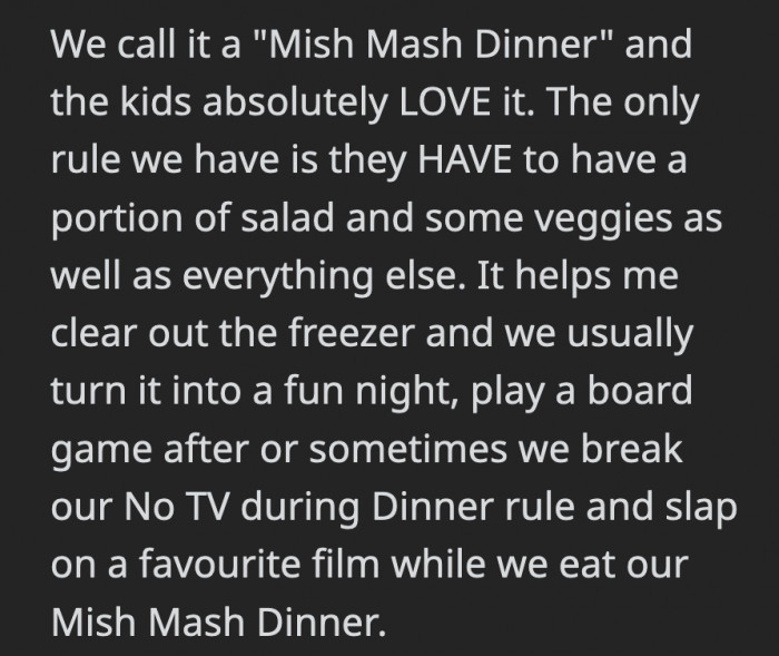 clean out the fridge when needed