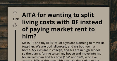 Divorcee Wants To Split Living Costs With BF Instead Of Paying Market Rent To Him, Seeks Opinion Online