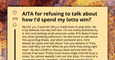 Lotto Fanatic Boyfriend Flips Out When Girlfriend Refuses To Entertain His “Million-Dollar Fantasy” For The Umpteenth Time