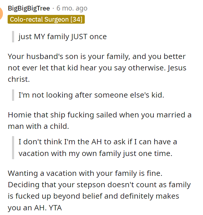 This person had the top comment, and they definitely hit the nail on the head with it.