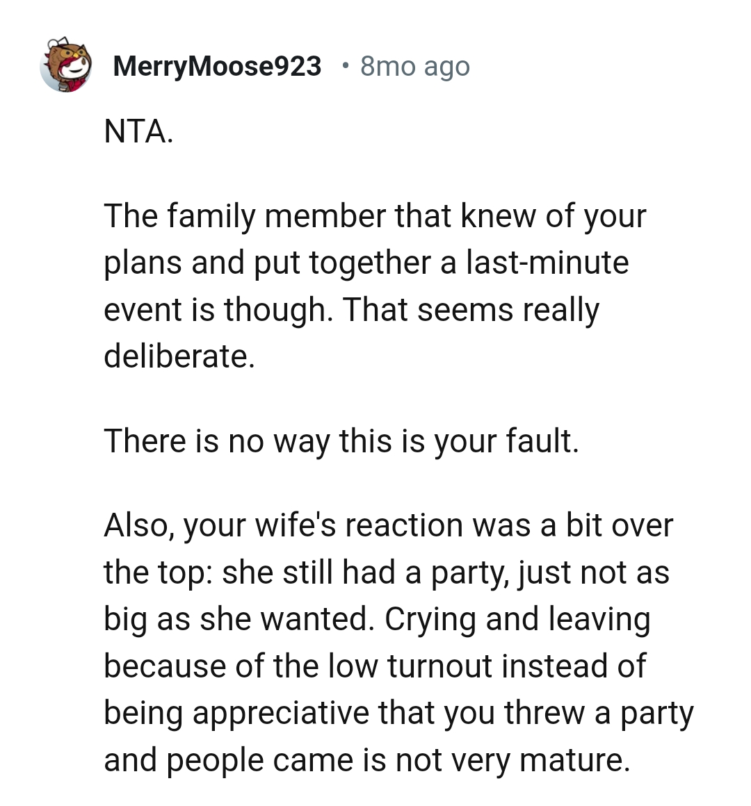 There is no way this is the OP's fault because he did all that he could