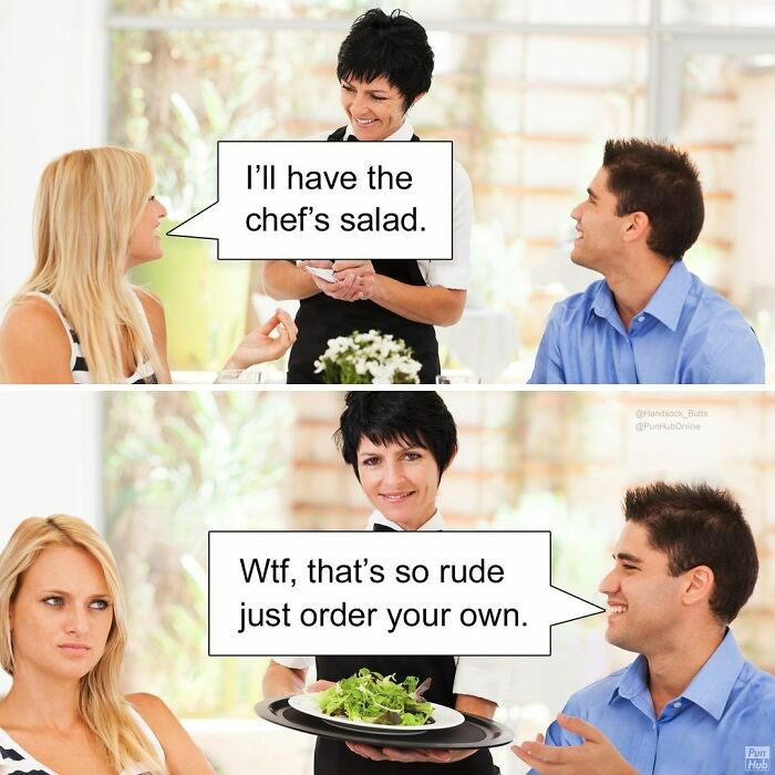 28. Order your own salad