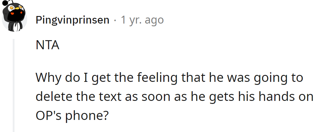 This could also be an explanation