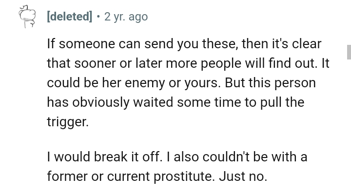 This Redditor would break it off