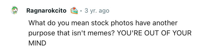 DC used the stock photos for the exact purpose they are meant for.