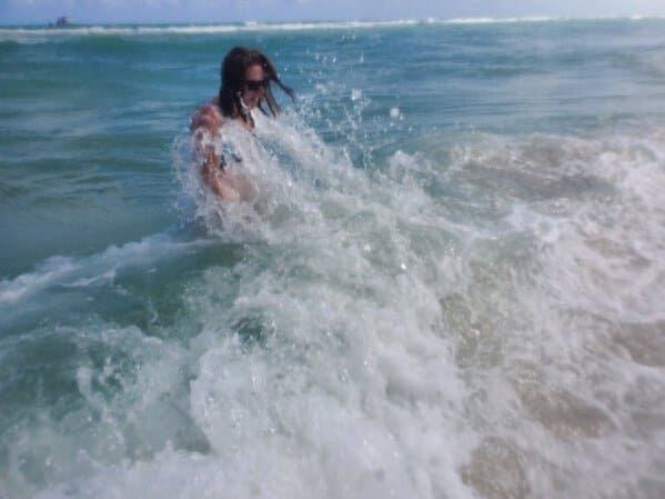 18. “Hey, can you grab a cool IG-style pic of me walking straight into this wave? Thanks, buddy…”