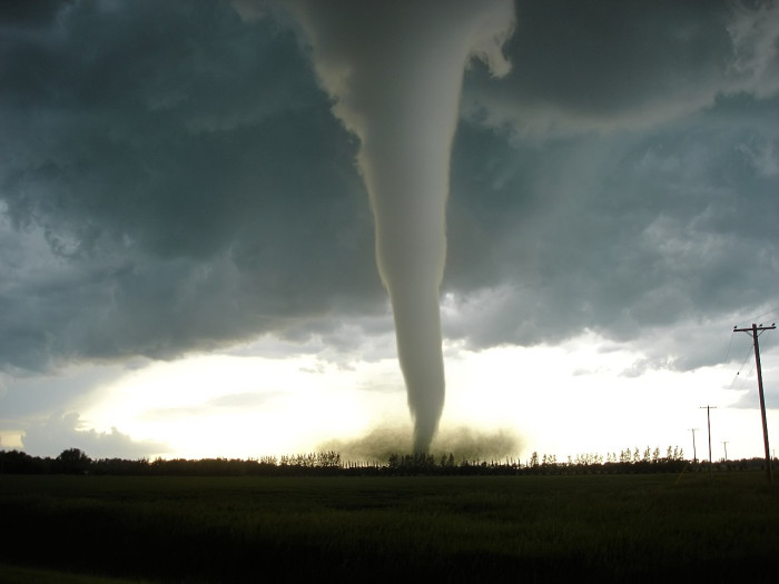31. An unforgettable, horrible tornado encounter.