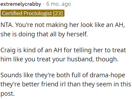 Seems like they both bring drama.