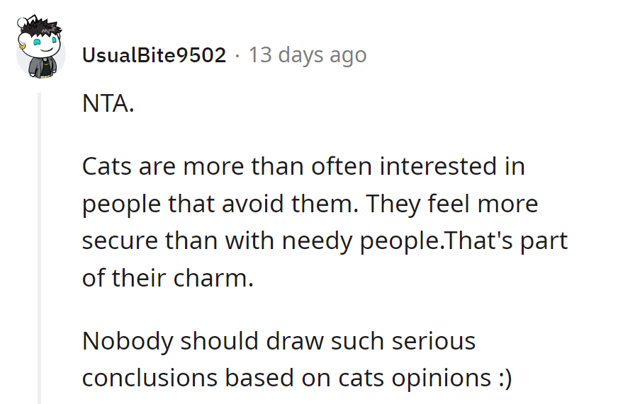 Guess we're all taking relationship advice from cats now!