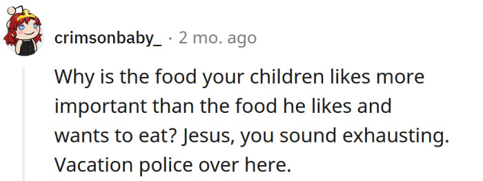 Who called the vacation police?