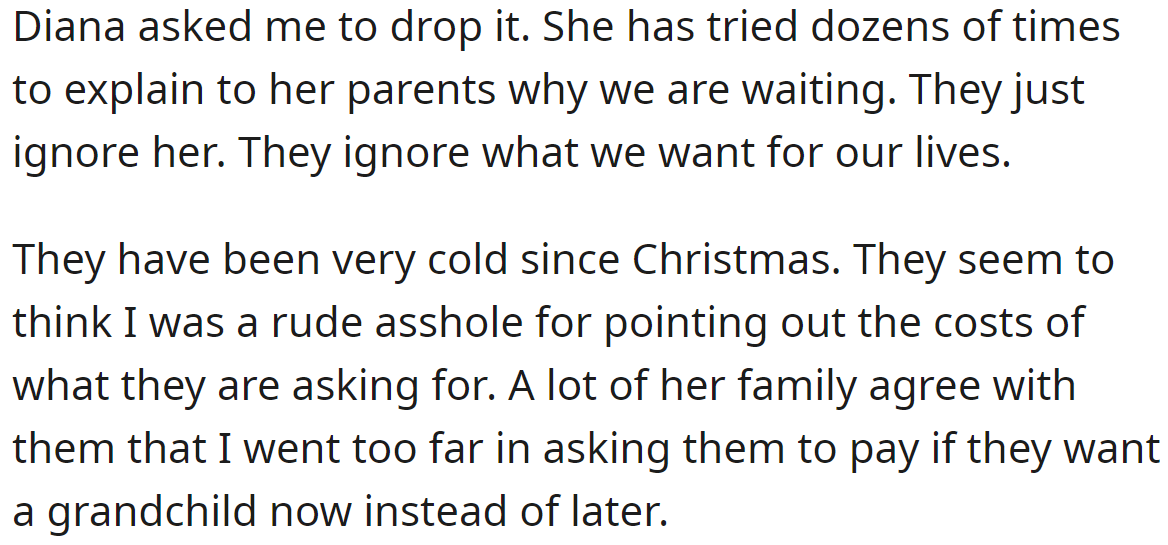 His wife's family said what the OP did was rude and wrong, so he wants to hear others' opinions: