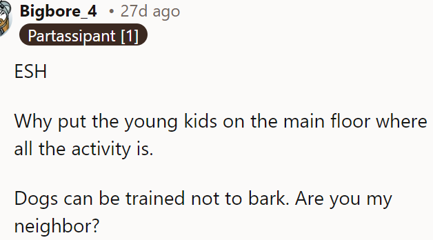 Another Redditor agreed