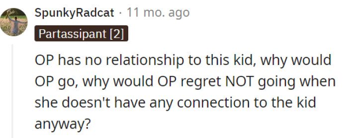 No emotional connection anywhere here.