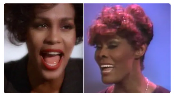 2. Whitney Houston & Dionne Warwick