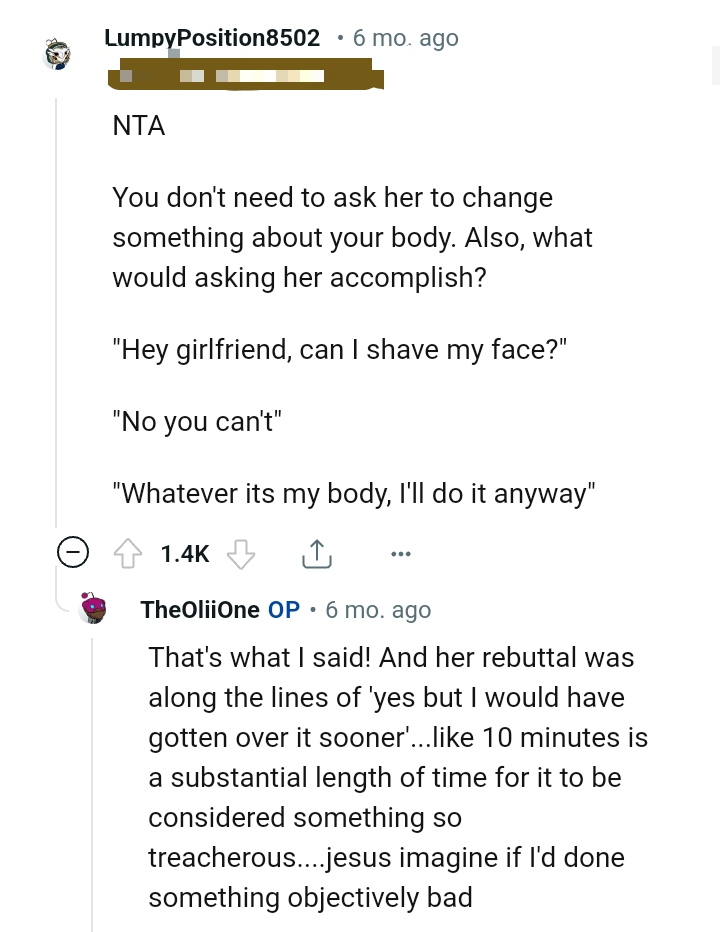 It's My Body, and I Can Shave When I Want