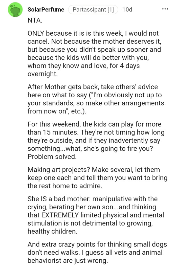 The kids will do better with you