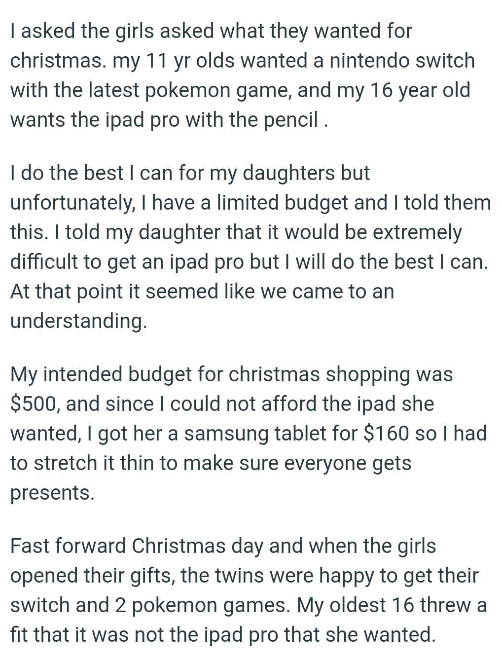 It Would Be Extremely Difficult to Get an iPad Pro, but the OP Will Do the Best She Can