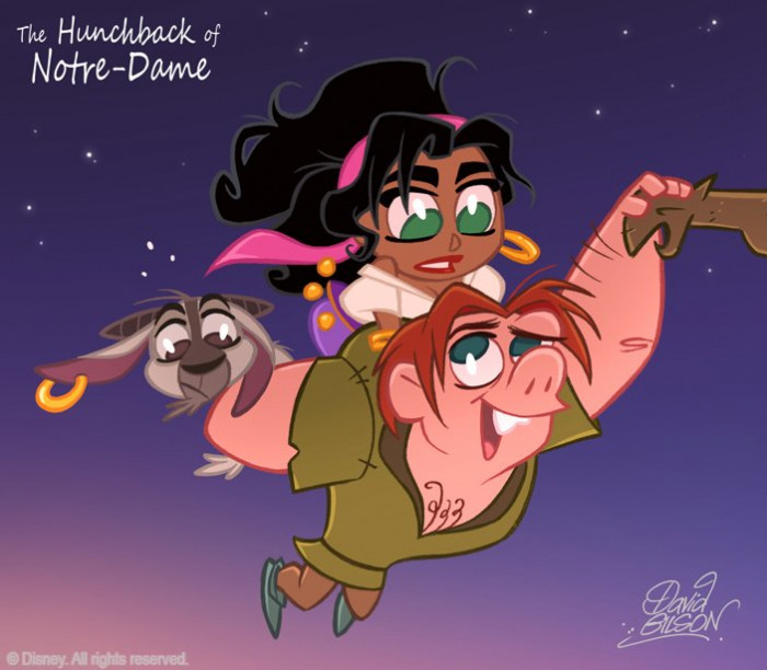 42. The Chibi Style Version of The Hunchback of Notre-Dame