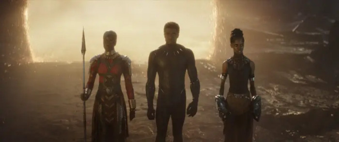 10. Black Panther, Okoye, and Shuri reappearing in Avengers: Endgame