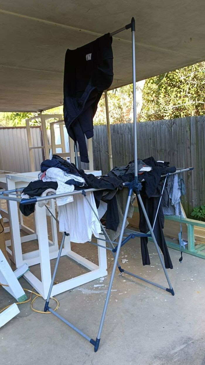 "The Way My Roommate Hangs His Laundry"