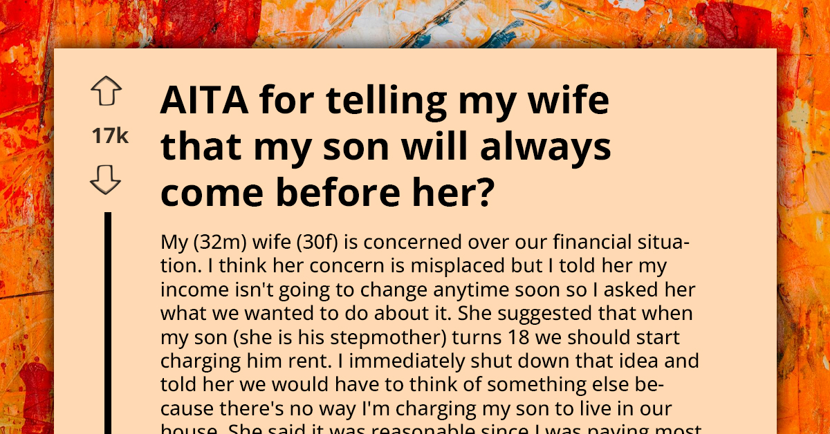 Man Tells Wife His Son Will Always Be More Important Than Her, She Doesn't Take It Well