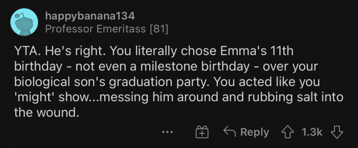 It was not even a milestone birthday.