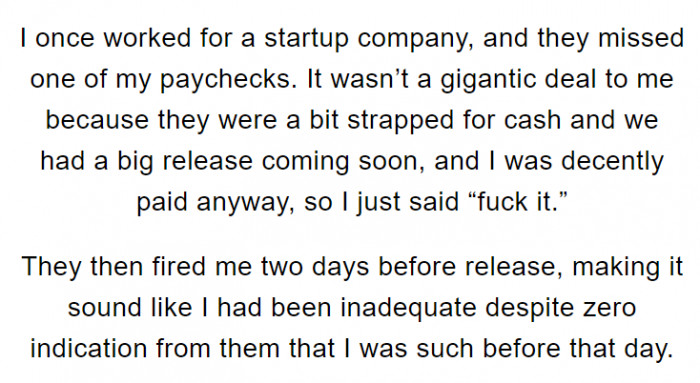 2. This startup messed with the wrong employee here