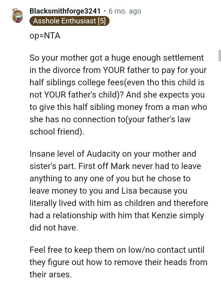 A huge enough settlement