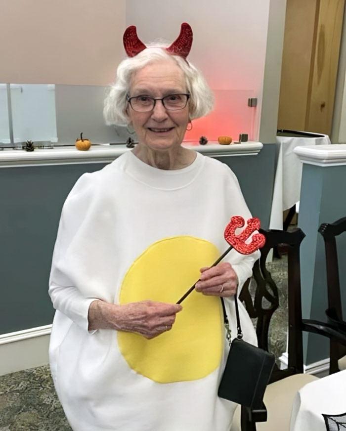 20. My Grandma Dressed Up For Halloween