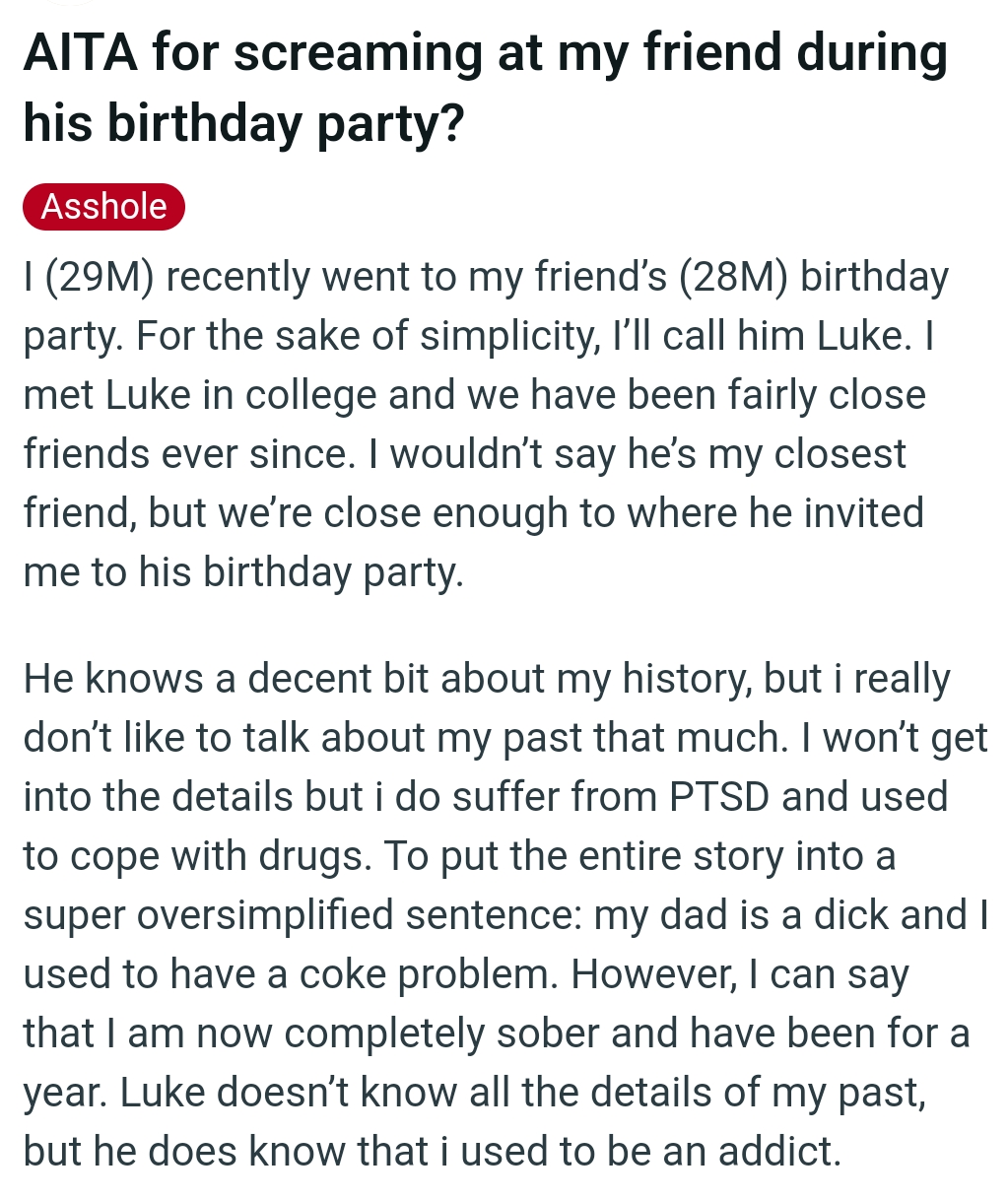 The narrator kicks off his story